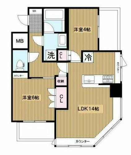 同じ建物の物件間取り写真 - ID:214055306372