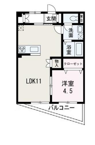 同じ建物の物件間取り写真 - ID:211046732341