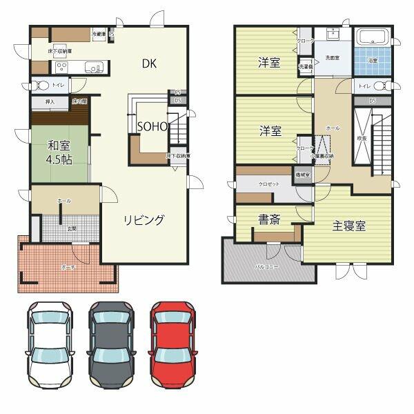 東雲東町１丁戸建て｜大阪府堺市北区東雲東町１丁(賃貸一戸建4SLDK・--・150.49㎡)の写真 その2