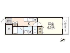 Ｐａｂｌｏ観音本町Ⅱ  ｜ 広島県広島市西区観音本町１丁目（賃貸マンション1K・3階・27.23㎡） その1