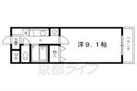 京都府京都市左京区岩倉中河原町（賃貸マンション1K・1階・26.97㎡） その2