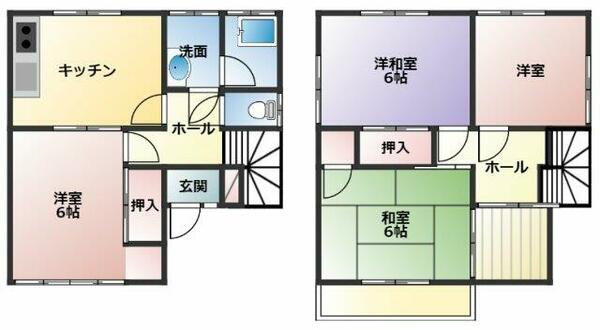 シーサイドブリッジ久米町 1｜香川県坂出市久米町２丁目(賃貸一戸建4LDK・--・77.60㎡)の写真 その2