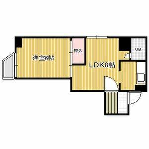 楠元南館3Cの間取り