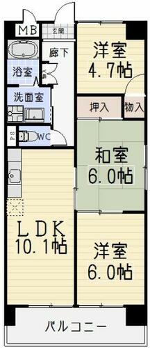 同じ建物の物件間取り写真 - ID:223032380143