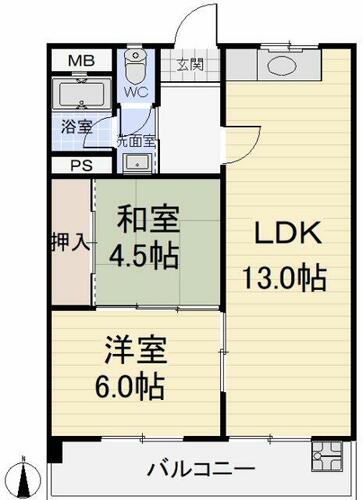 同じ建物の物件間取り写真 - ID:223032380144