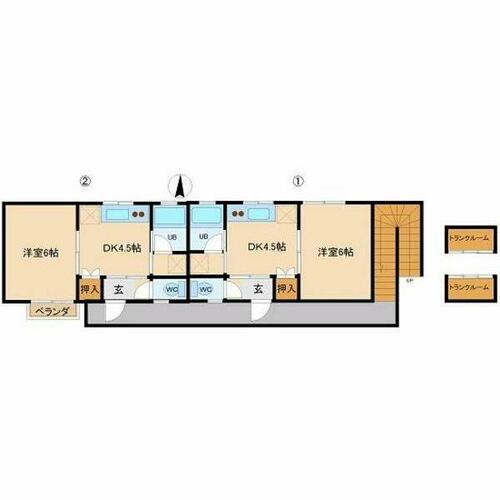 同じ建物の物件間取り写真 - ID:223032380558