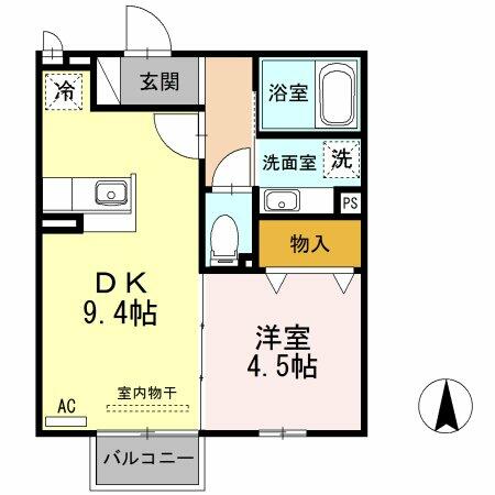 ぱるタウンＣ205の間取り