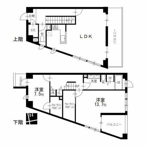 同じ建物の物件間取り写真 - ID:223032342911