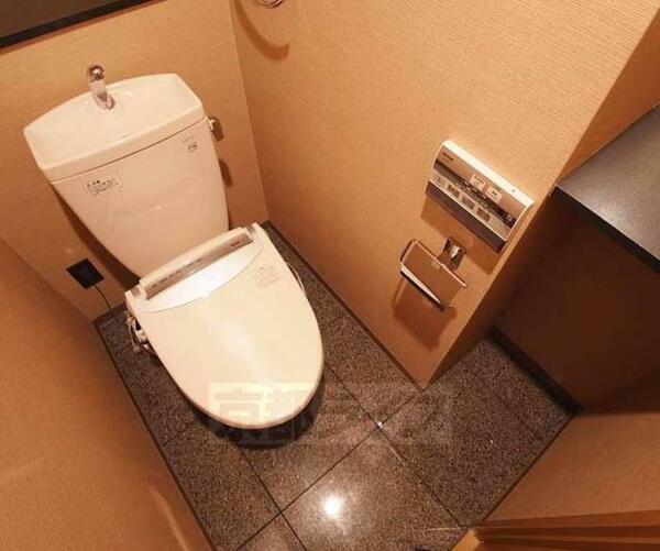 画像7:広くゆっくりできるトイレ室。