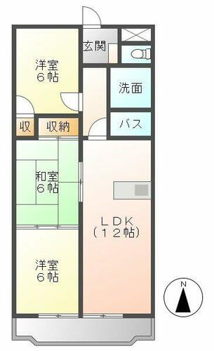 同じ建物の物件間取り写真 - ID:221010547625