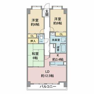 同じ建物の物件間取り写真 - ID:223032307206