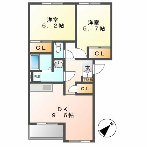 同じ建物の物件間取り写真 - ID:222016535173