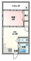 文月荘 201 ｜ 沖縄県浦添市大平１丁目（賃貸アパート1LDK・2階・33.85㎡） その2
