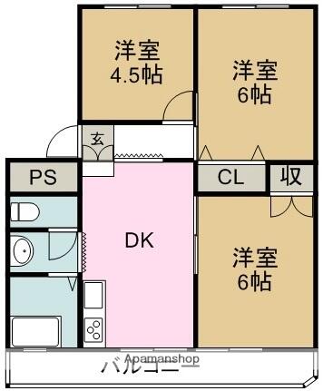 同じ建物の物件間取り写真 - ID:236002454292