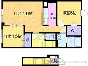 同じ建物の物件間取り写真 - ID:201022160354