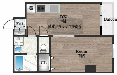 同じ建物の物件間取り写真 - ID:227081534042