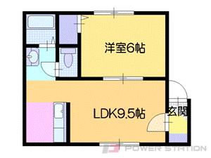 同じ建物の物件間取り写真 - ID:201022354108