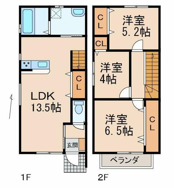 シアラｐｌｕｓ南相生丁｜和歌山県和歌山市南相生丁(賃貸アパート3LDK・1階・74.52㎡)の写真 その2