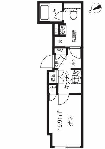 同じ建物の物件間取り写真 - ID:213102261340