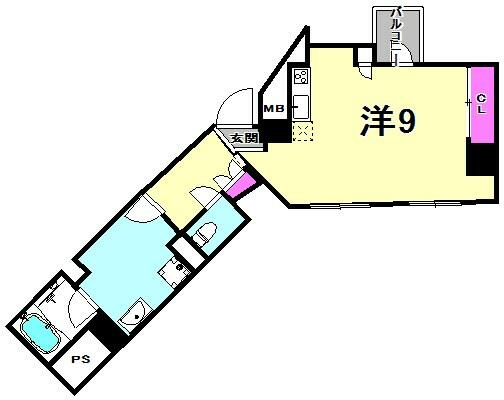 ラウレア｜兵庫県尼崎市東園田町５丁目(賃貸マンション1R・2階・32.33㎡)の写真 その2