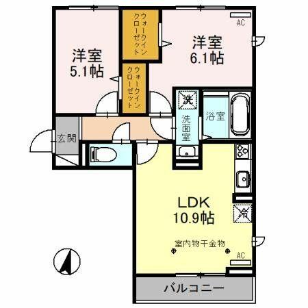 同じ建物の物件間取り写真 - ID:213094017537