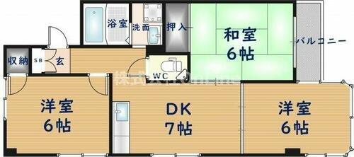 同じ建物の物件間取り写真 - ID:227078189429