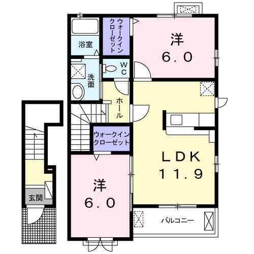 同じ建物の物件間取り写真 - ID:243006783474