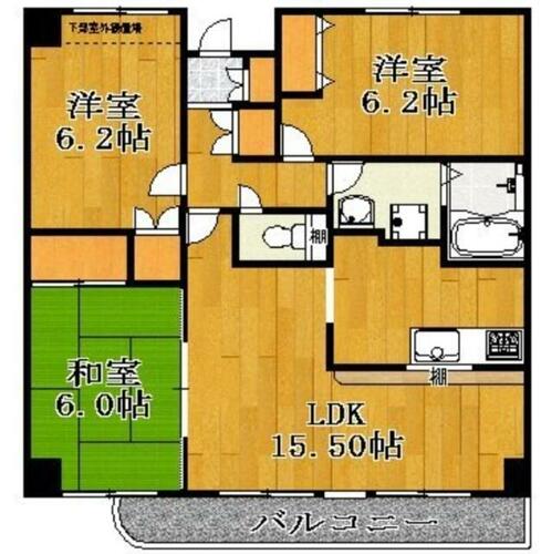 同じ建物の物件間取り写真 - ID:212042955833