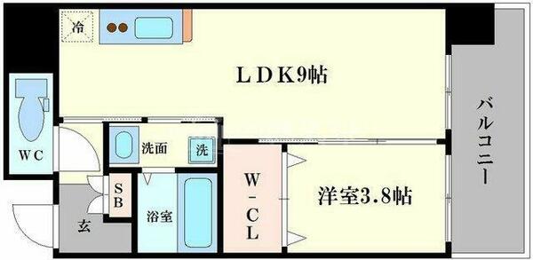 アーバネックス北堀江Ⅱ｜大阪府大阪市西区北堀江３丁目(賃貸マンション1LDK・6階・32.27㎡)の写真 その2