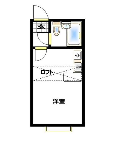 ベルピア平塚第１１｜神奈川県平塚市立野町(賃貸アパート1R・1階・15.98㎡)の写真 その2