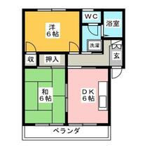 マノワールアズマ  ｜ 東京都江戸川区南小岩７丁目（賃貸マンション2DK・2階・42.12㎡） その2