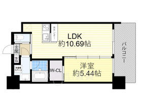 大阪府吹田市片山町１丁目（賃貸マンション1LDK・2階・37.26㎡） その2