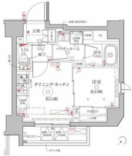 同じ建物の物件間取り写真 - ID:213102305382