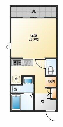 同じ建物の物件間取り写真 - ID:242001489678