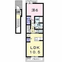 ドリームワークス　参番館 203 ｜ 宮城県大崎市古川米倉字上屋敷（賃貸アパート1LDK・2階・45.07㎡） その2