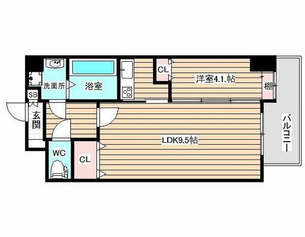 エールリベルテ大阪ＷＥＳＴ｜大阪府大阪市西淀川区姫里２丁目(賃貸マンション1LDK・3階・39.15㎡)の写真 その2