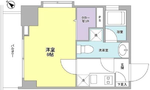 リバーレ月島 804｜東京都中央区月島２丁目(賃貸マンション1K・8階・19.75㎡)の写真 その2