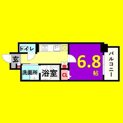 ＳＴＡＹ｜愛知県名古屋市中区平和２丁目(賃貸マンション1K・6階・27.33㎡)の写真 その2