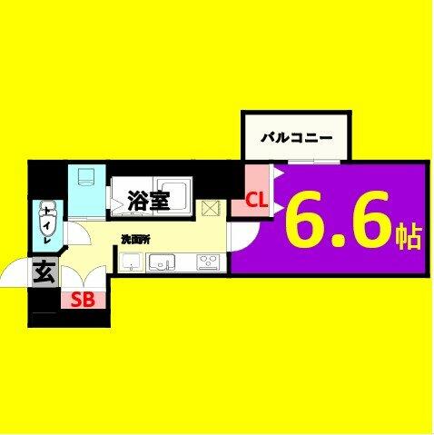 ｗｉｌｌＤｏ千代田｜愛知県名古屋市中区千代田１丁目(賃貸マンション1K・11階・23.80㎡)の写真 その2