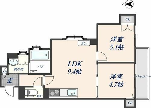 同じ建物の物件間取り写真 - ID:227081604797