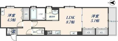 同じ建物の物件間取り写真 - ID:227081604824