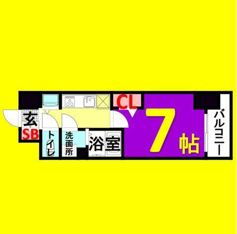 プレサンス上前津グレース｜愛知県名古屋市中区上前津１丁目(賃貸マンション1K・12階・24.24㎡)の写真 その2