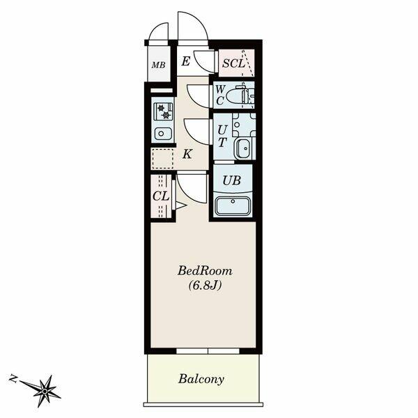 Ｓ－ＲＥＳＩＤＥＮＣＥ熱田一番 204｜愛知県名古屋市熱田区一番１丁目(賃貸マンション1K・2階・22.43㎡)の写真 その2