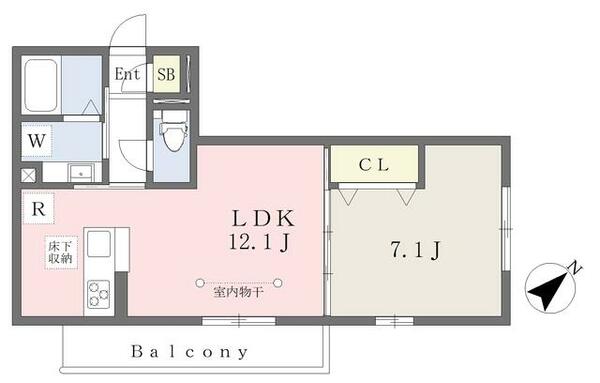 シャトル 102｜神奈川県鎌倉市台(賃貸アパート1LDK・1階・43.47㎡)の写真 その2