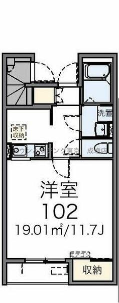 東京都板橋区常盤台２丁目(賃貸アパート1K・1階・35.02㎡)の写真 その2