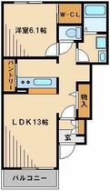 埼玉県狭山市柏原（賃貸アパート1LDK・1階・45.77㎡） その2