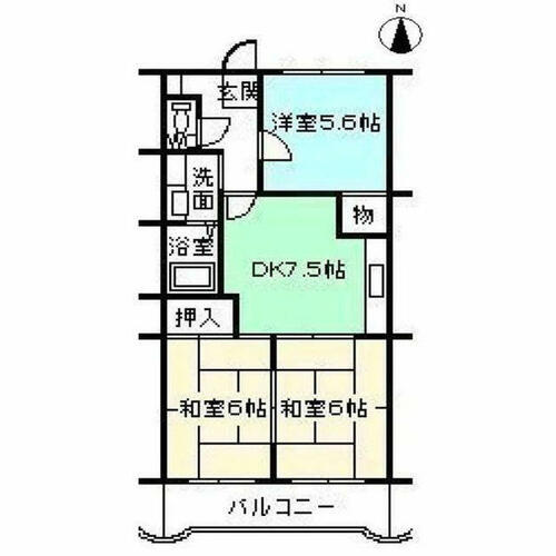 同じ建物の物件間取り写真 - ID:223031995546