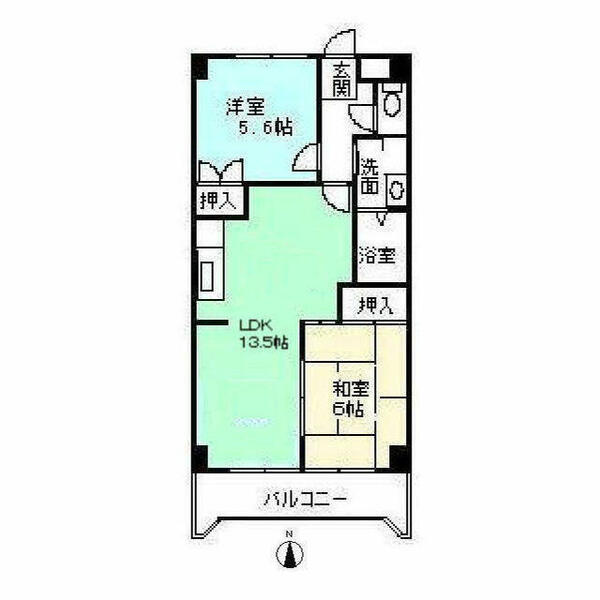 Ｍプラザ 305｜愛知県知立市桜木町桜木(賃貸マンション2LDK・3階・53.46㎡)の写真 その2