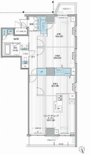 同じ建物の物件間取り写真 - ID:213099378494