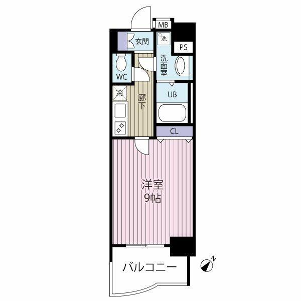 ラ・メール　ＩＮＡＧＥ｜千葉県千葉市美浜区高洲３丁目(賃貸マンション1K・4階・29.58㎡)の写真 その2